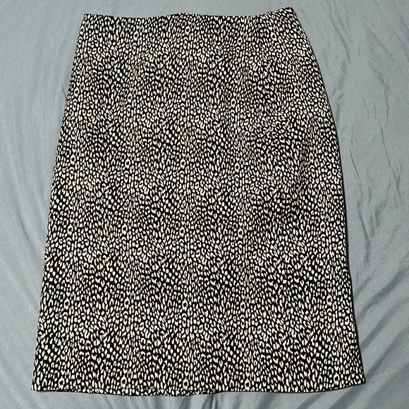 Vintage Versace Black Printed Pencil Skirt - Picture 1 of 8